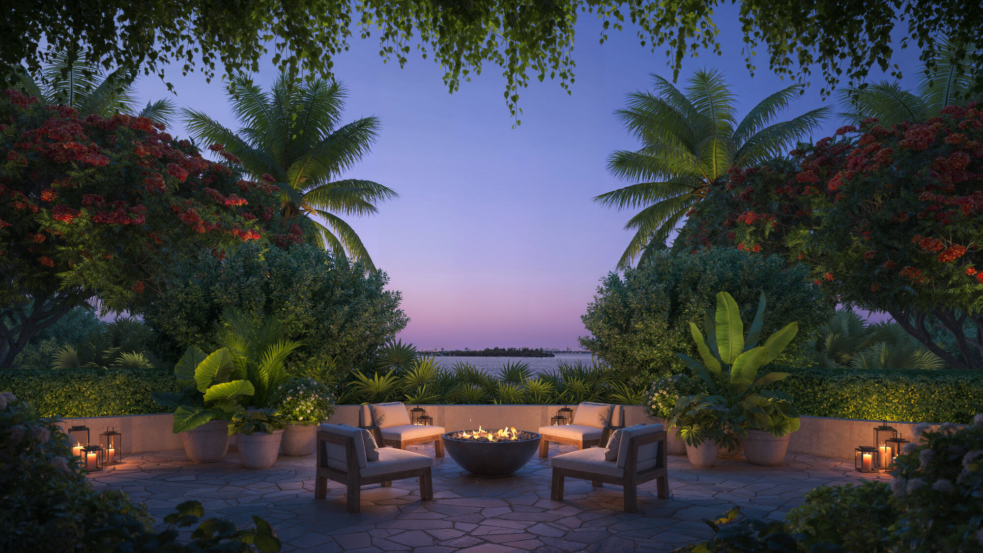 Garden terraces, EDITION Residences Miami Edgewater